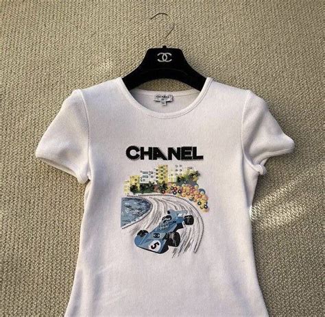 chanel 22/23 cruise f1 shirt|chanel's formula 1 shirts.